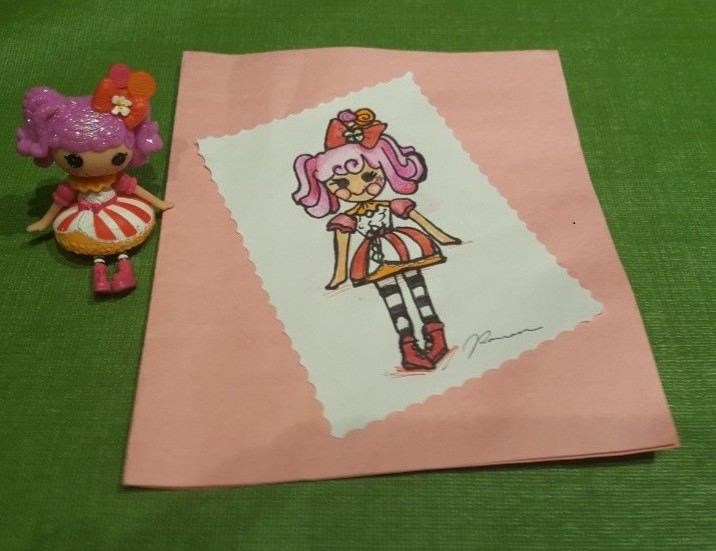 Lalaloopsy doll drawing of Raven Lalaloopsy doll drawing of Raven